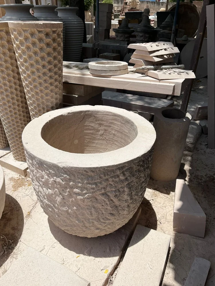 18 inch Stone Garden Planter